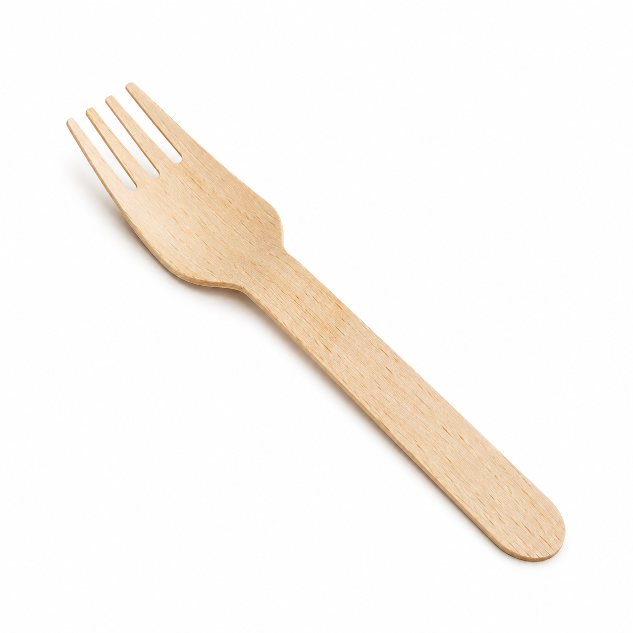 Fourchette en bois jetable (Lot de 1000)